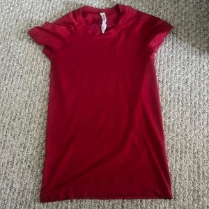 Red swiftly lululemon full length